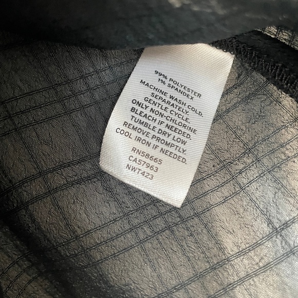 NWT 14th & Union Black Popover Tunic Small - Picture 9 of 10